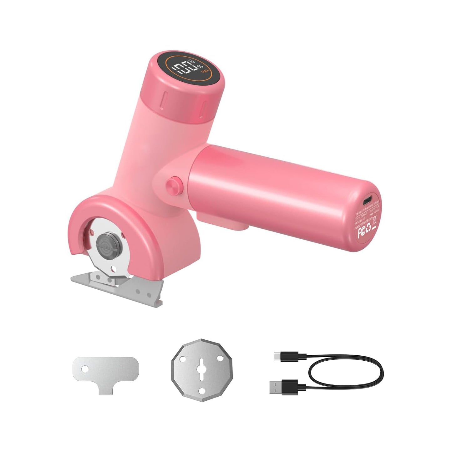 Cordless Electric Scissors with LED Display – Rechargeable Cardboard Cutter