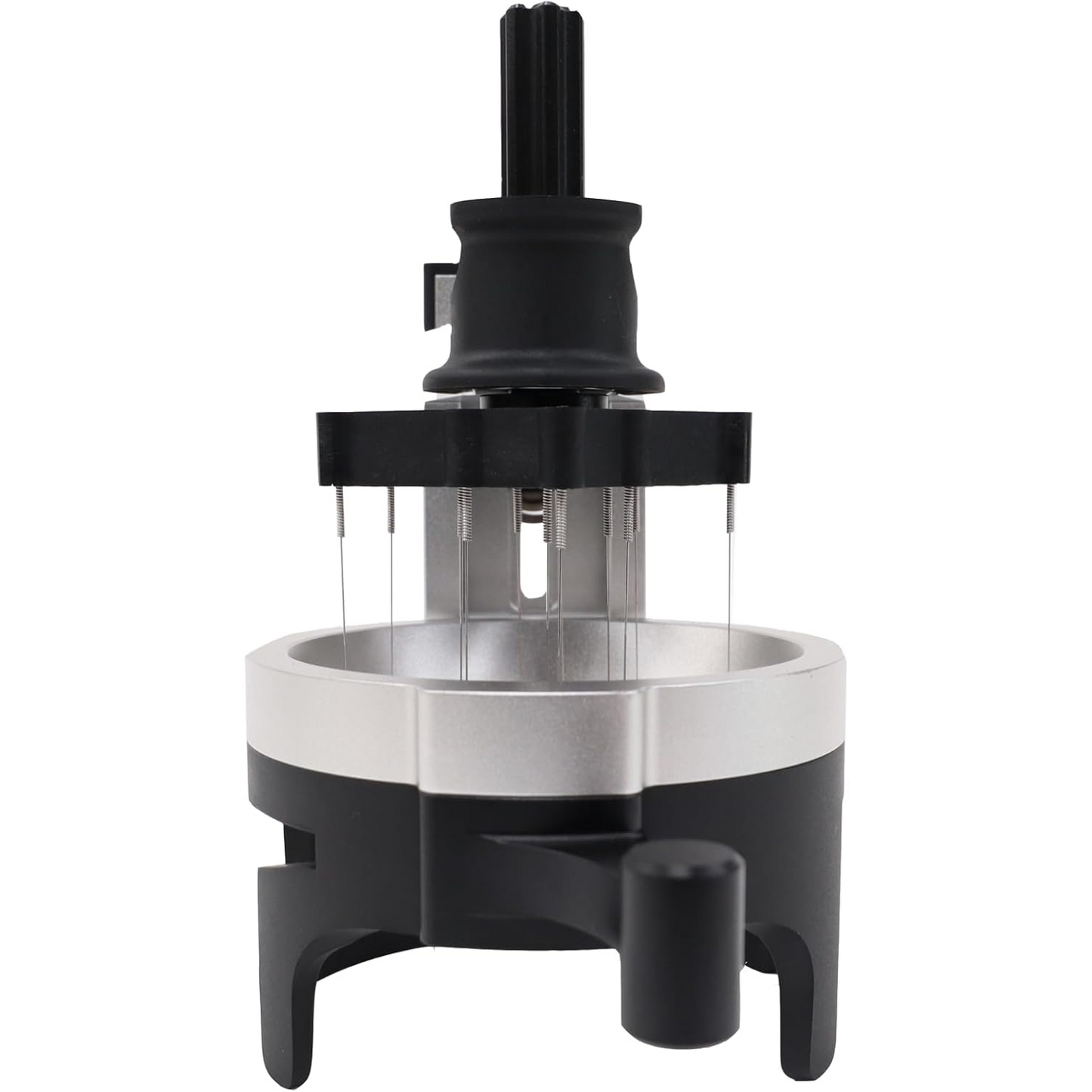 AutoComb Espresso WDT Tool – 12-Pin Coffee Stirrer with Adjustable Depth