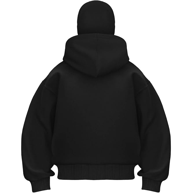 Full-Zip Mask Hoodie – Unisex Streetwear for Style and Comfort
