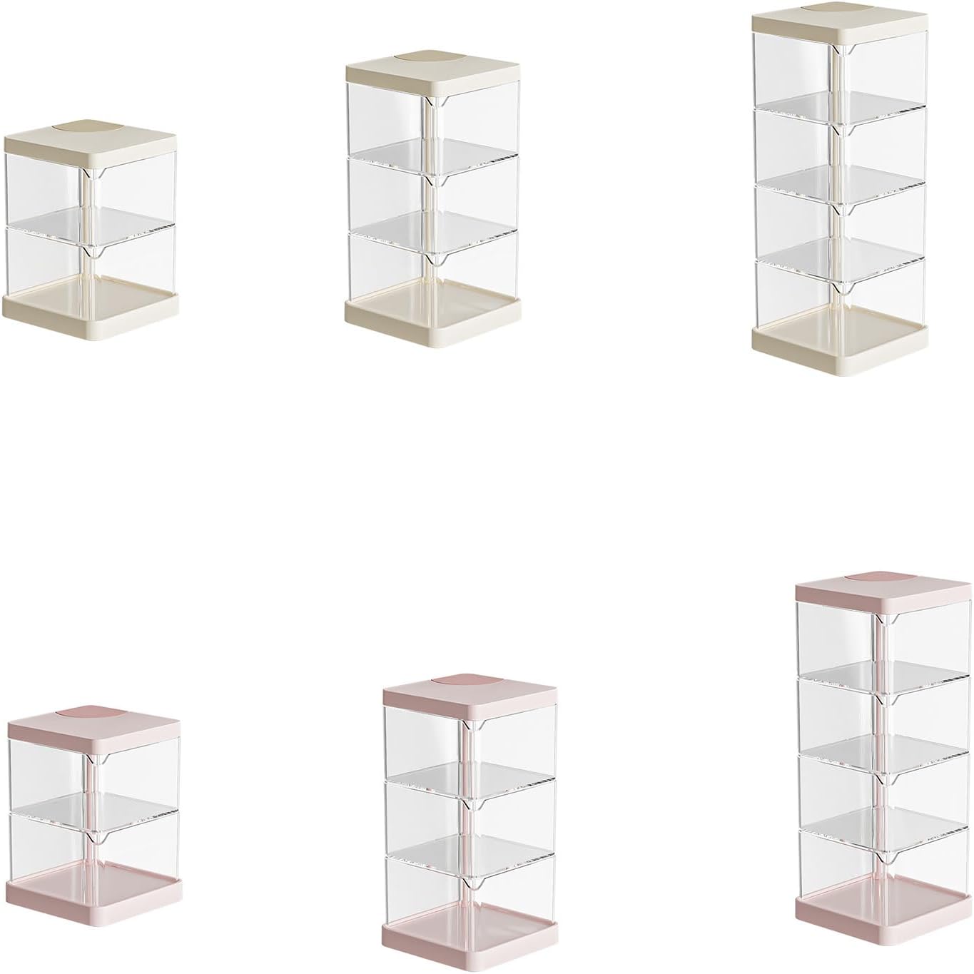 Rotating Desktop Storage Box – Durable 360° Organizer for Office, Home & Dorm