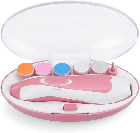 Electric Baby Nail Trimmer Kit – Safe & Gentle Nail Care for Newborns and Toddlers