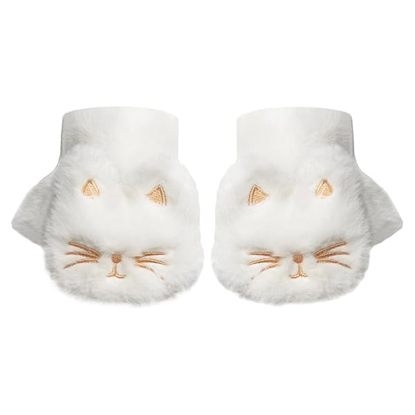 Cute Electric Heated Gloves – 3000mAh Battery, Wearable Hand Warmers for Women