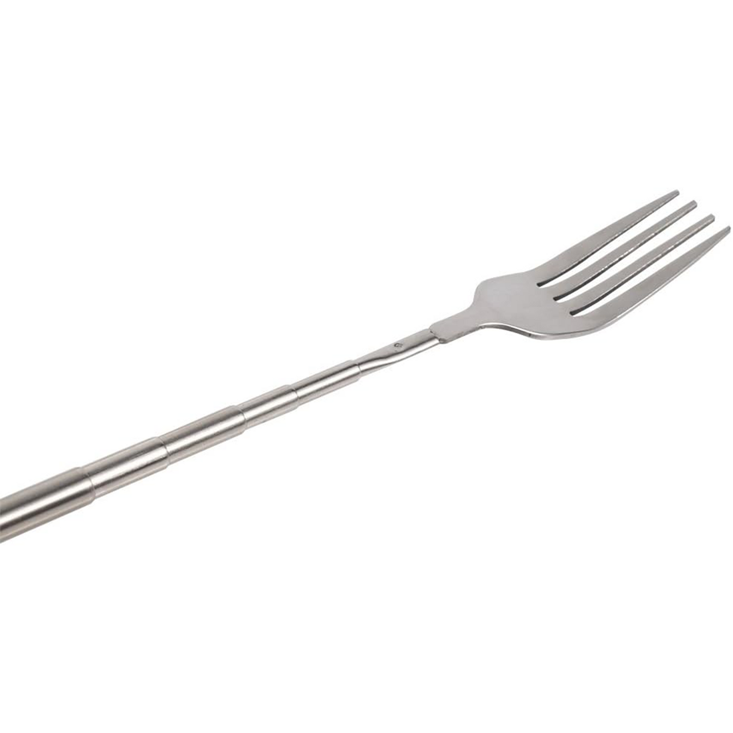 Extendable Telescopic Fork – Stainless Steel Prank & BBQ Utensil (8.7–25.4 in)