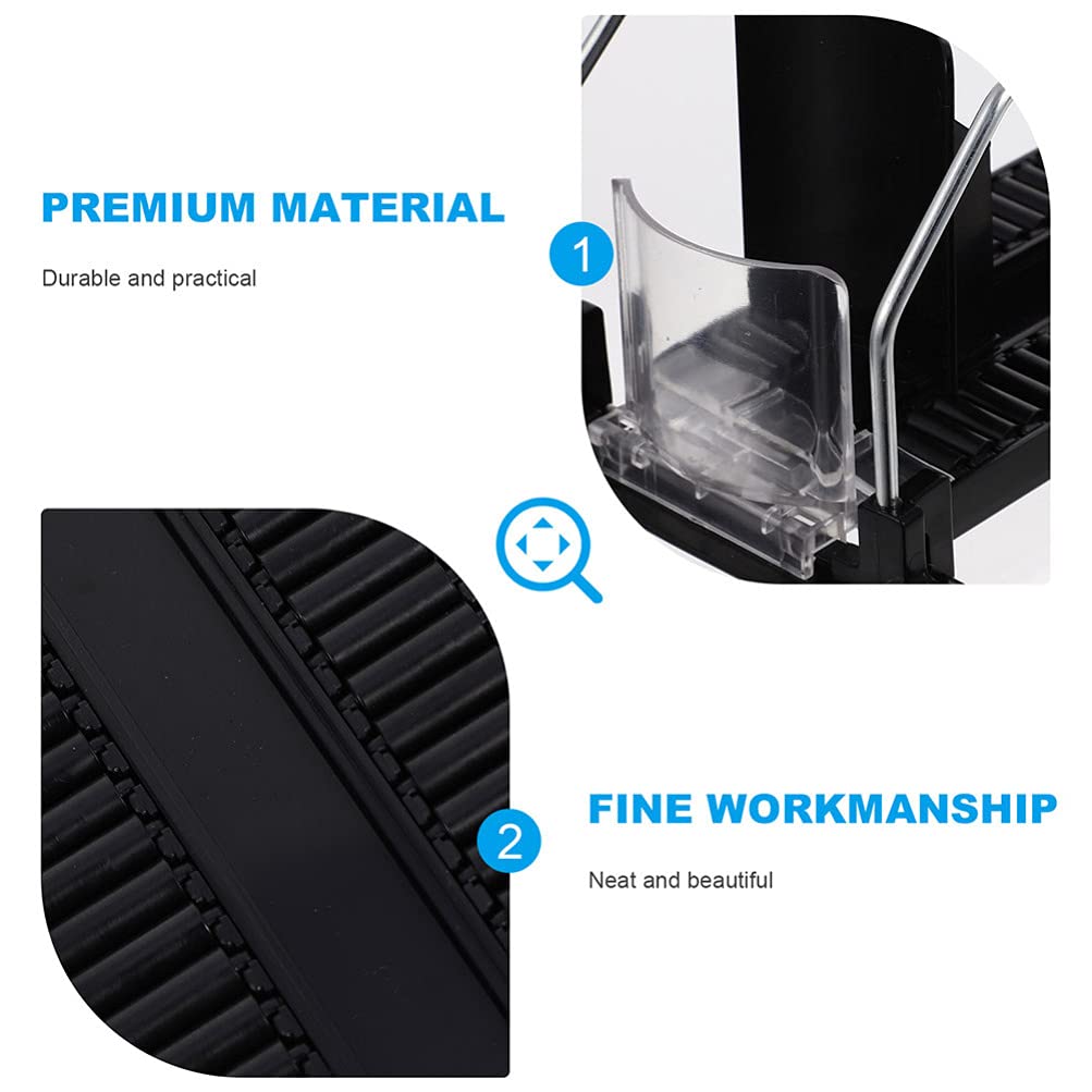 Mini Fridge Soda Can Organizer Rack – 2 Pack Self-Pushing Beverage Dispenser