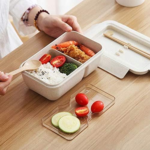 1-Tier Lunch Box with Cutlery – 850ml Large Capacity Bento Box for Adults & Kids