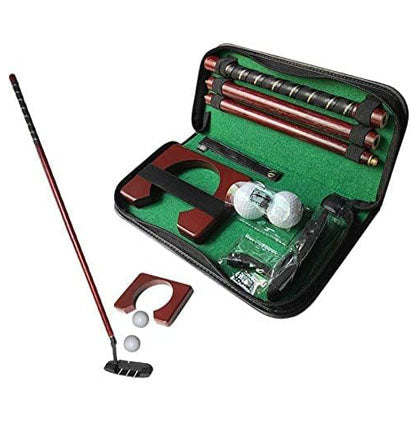 Golf Putting Practice Set – Portable & Compact | Improve Your Indoor Golf Skills