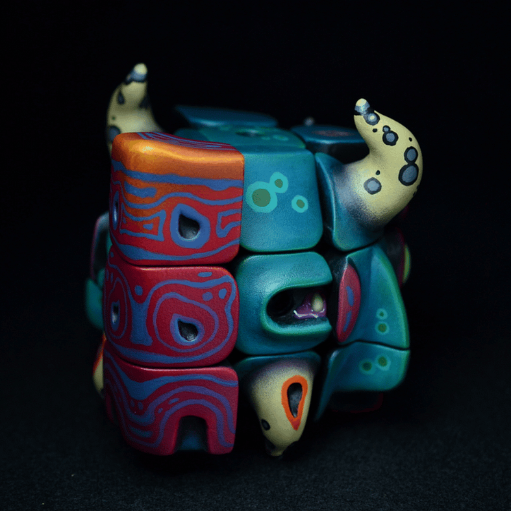 Art Monster Sculpture Rubik's Cube Toy – A Puzzle That’s Also Art