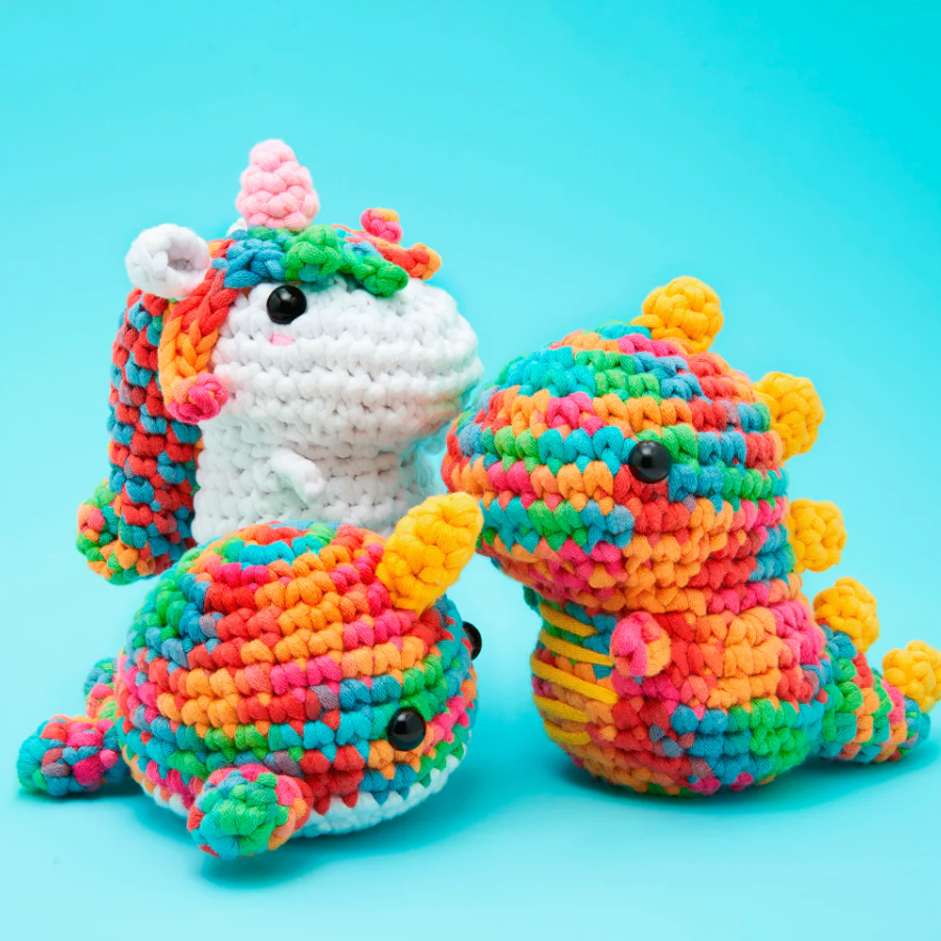 Rainbow Crochet Kit – DIY Handmade Toy Tools