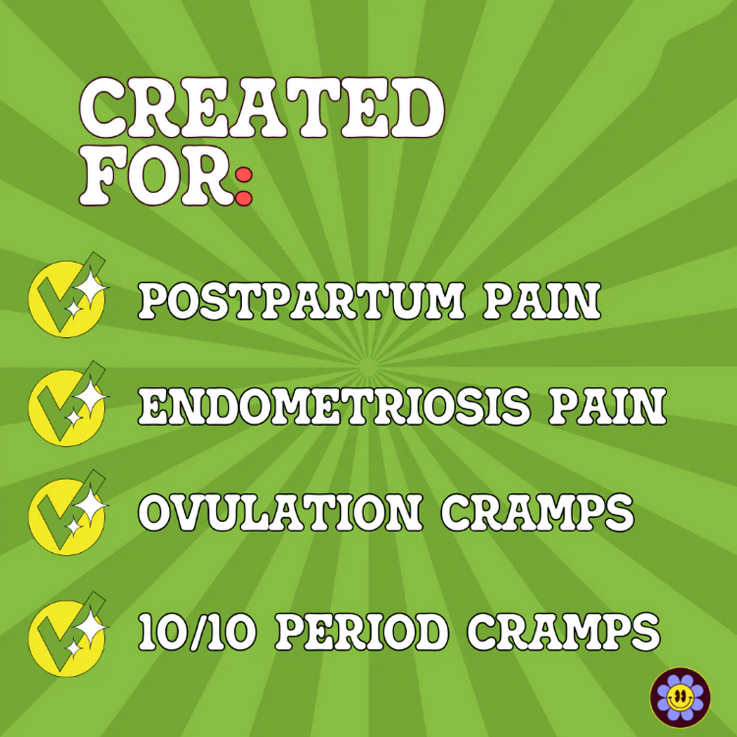 Heated underwear can warm the uterus