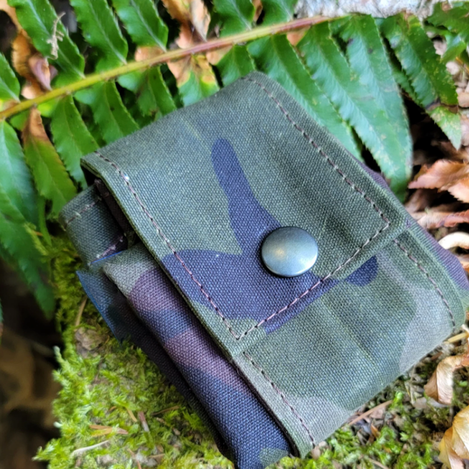 Waxed Canvas Foraging Hip Pouch