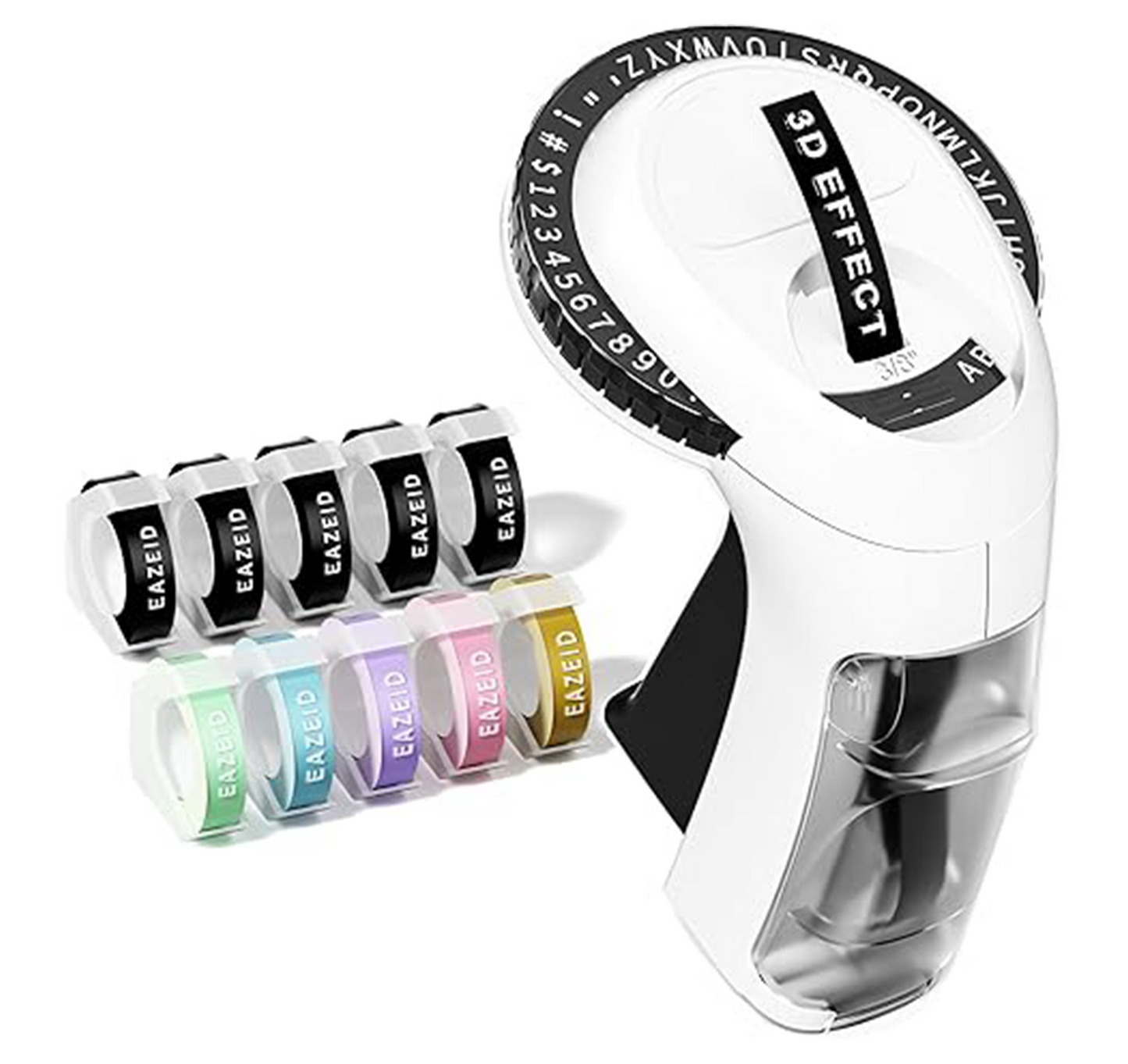 Vintage 3D Embossing Label Maker – 10 Tapes