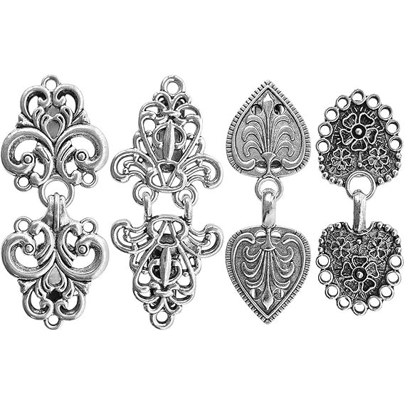 Vintage Shirt Dress Sweater Cardigan Shawl Cape Clips for Women