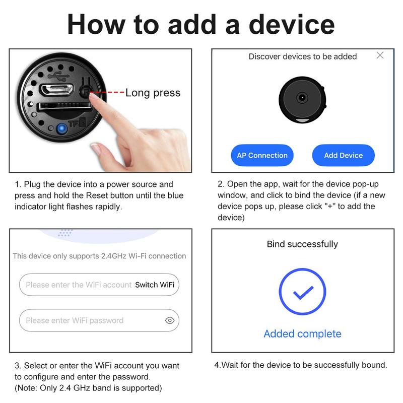 Mini Wireless Spy Camera with Night Vision