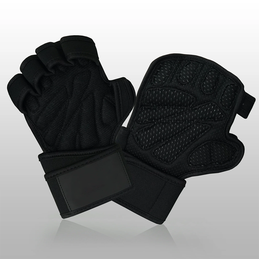 Weightlifting Gloves with Wrist Wraps – Full Palm Protection & Superior Grip