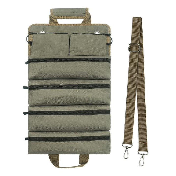 Portable Roll Up Pouch Storage Bag – Durable Organizer for Carpenters and Contractors