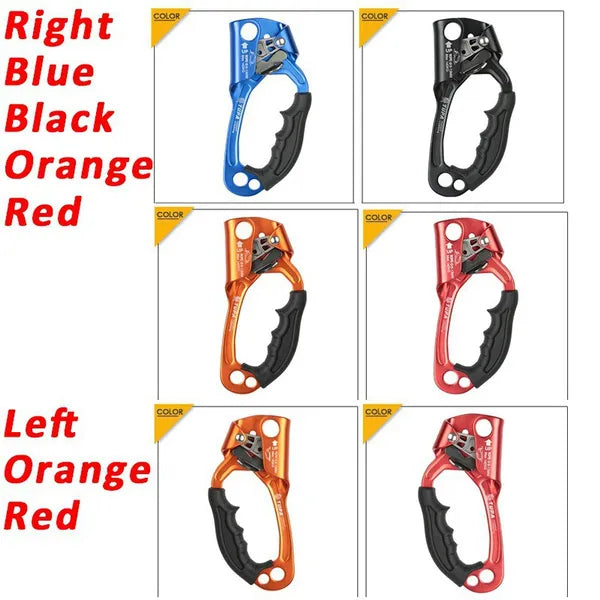 Climbing Ascender – Left/Right Hand Outdoor Rope Clamp