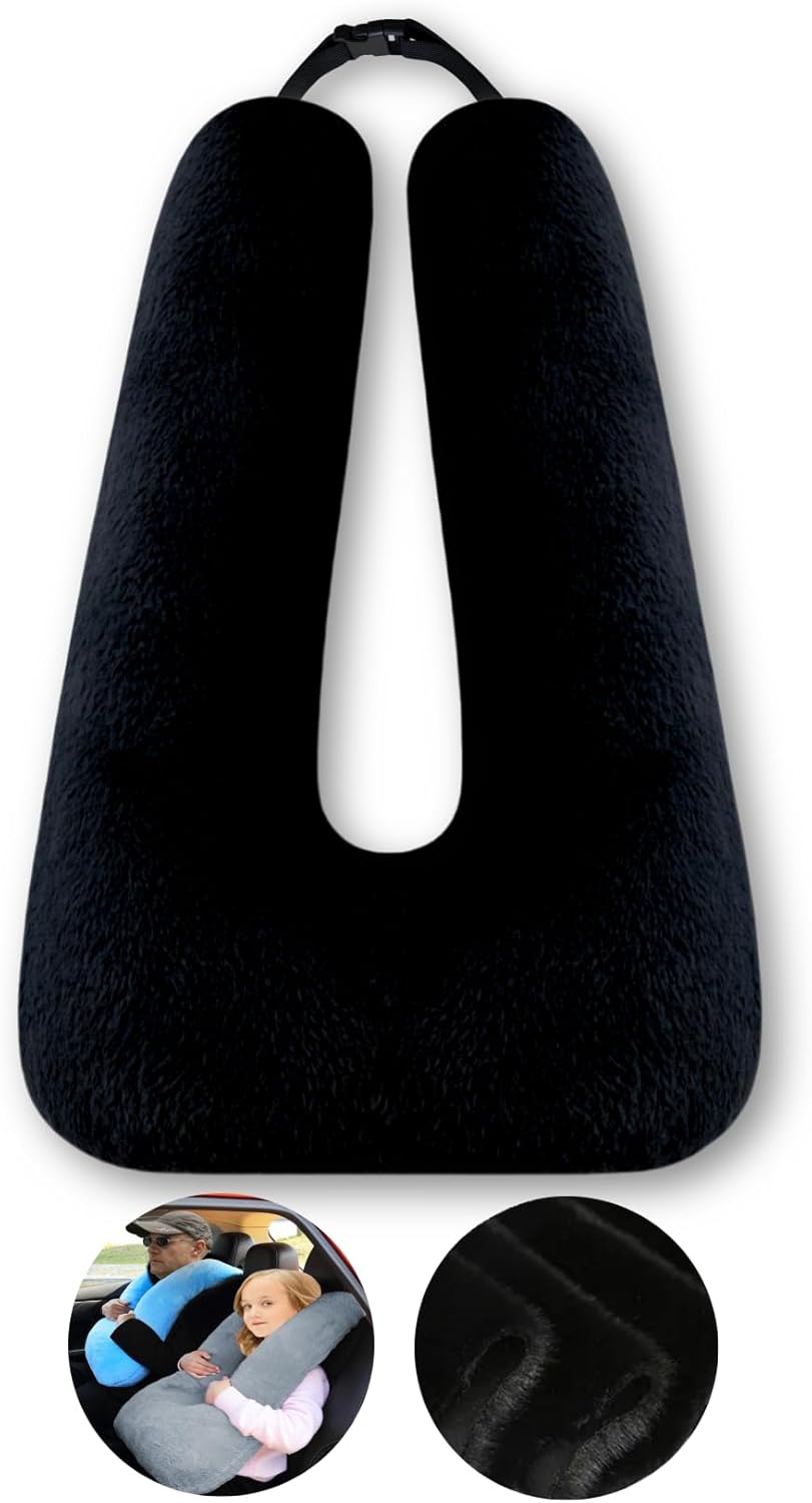 Travel Pillow for Car Back Seat – Comfortable Neck Cushion for Kids & Adult