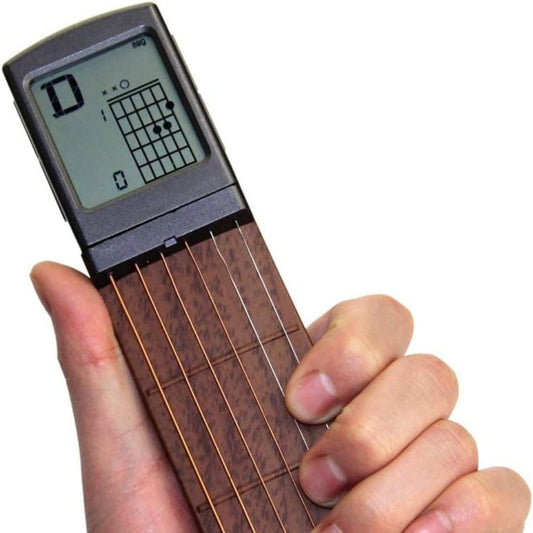 Digital Guitar Trainer with Screen – Portable Chord Practice Tool for Beginners