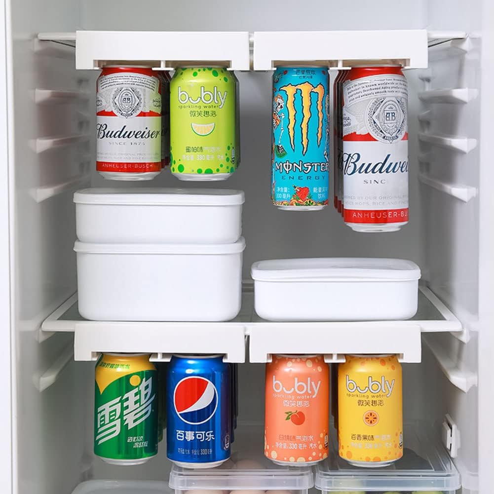 Refrigerator Can Organizer – Space-Saving Hanging Soda Can Dispenser
