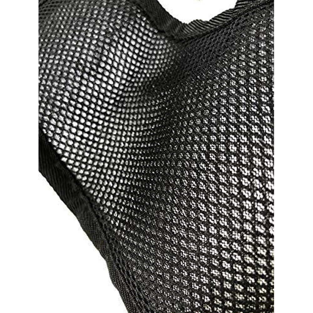 Upgraded Adjustable Archery Chest Guard – Black Nylon Mesh Protector