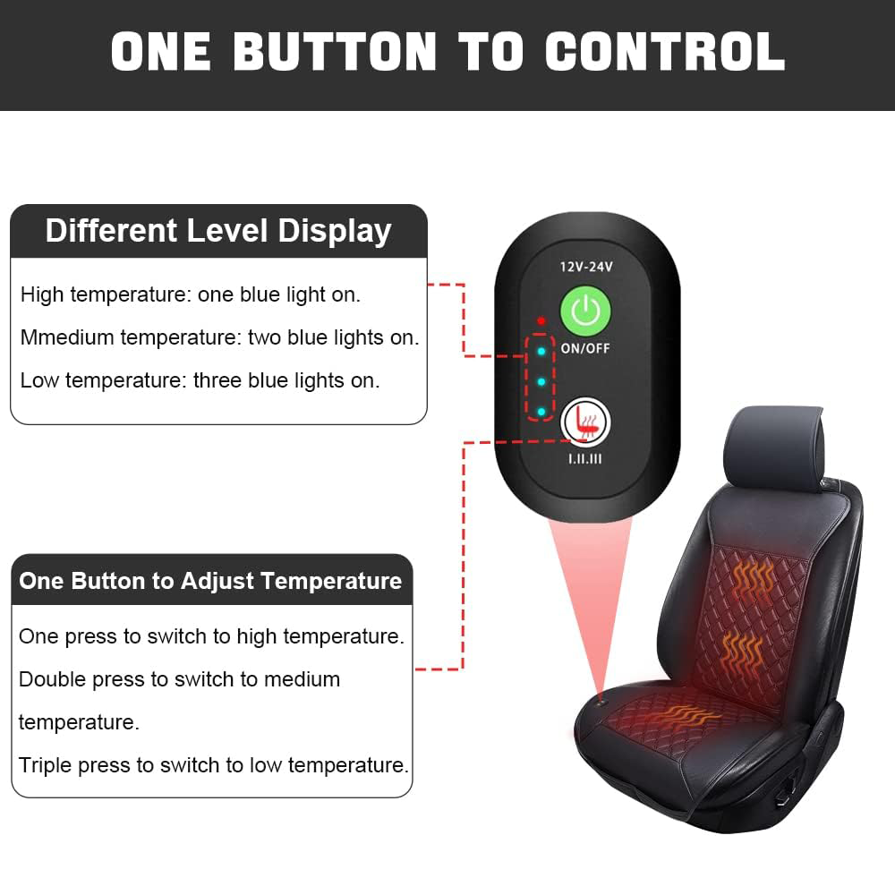 Universal Car Seat Cushion – Comfortable Full Back Support for Winter Comfort