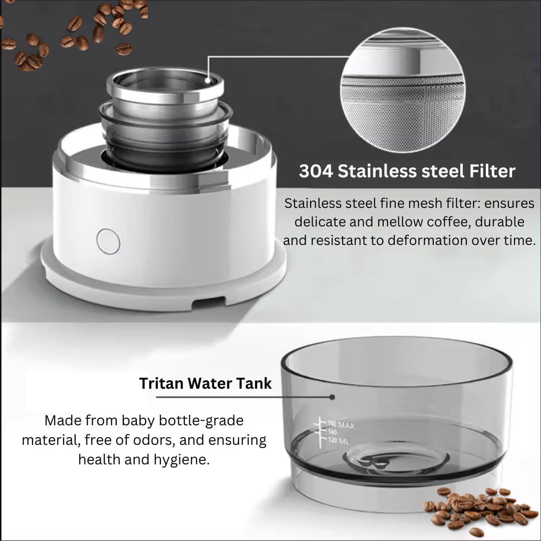 Smart Mini Coffee Maker – Portable Automatic Brewing Machine for Coffee & Tea
