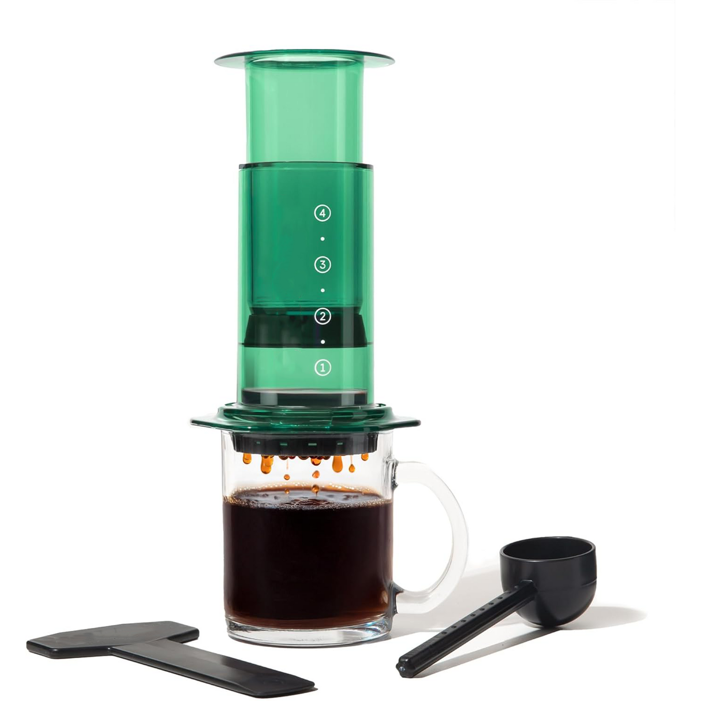 Clear Coffee Maker – 3-in-1 French Press, Pour-Over & Espresso