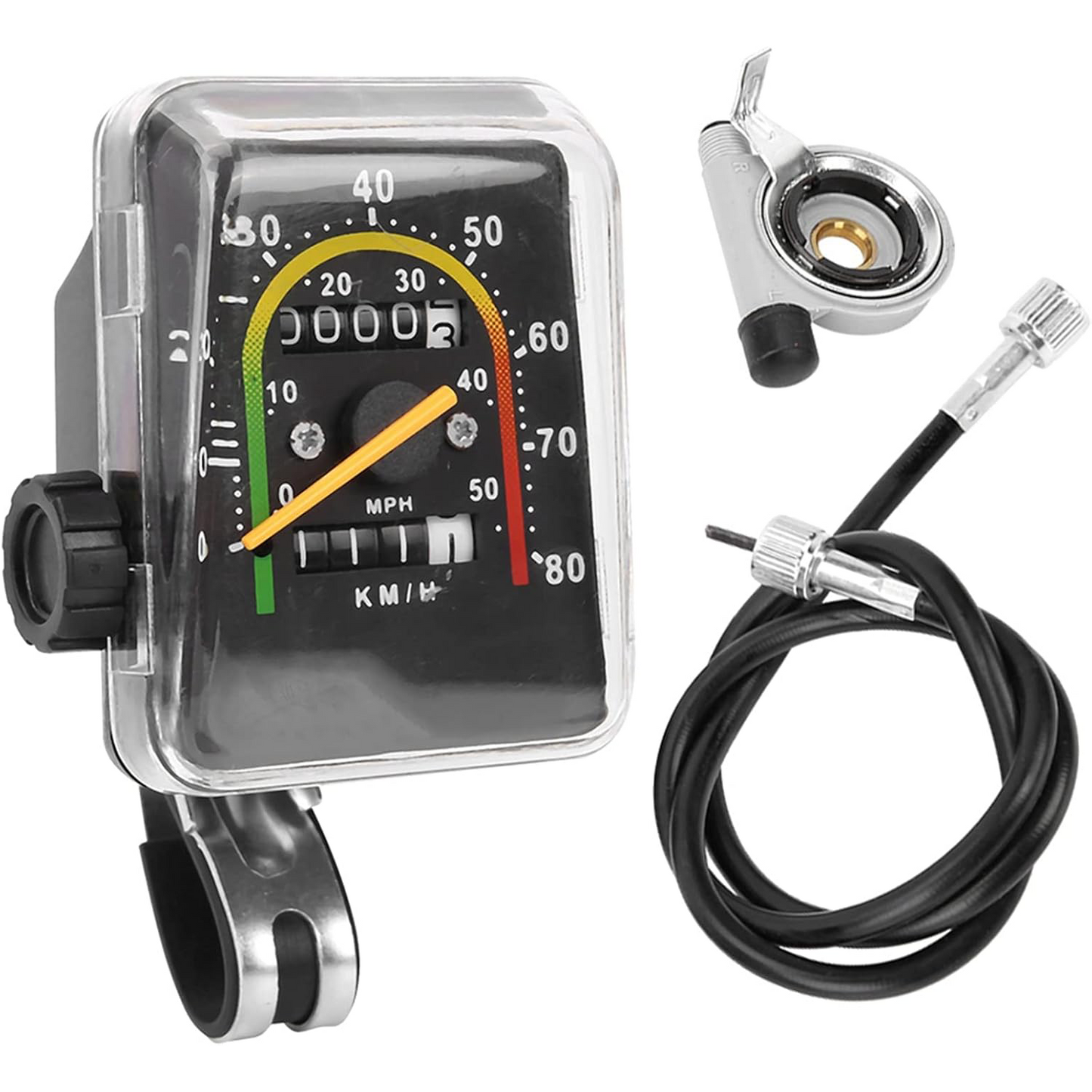 Aluminum Alloy Analog Bicycle Speedometer and Odometer – Accurate, Durable, and Waterproof