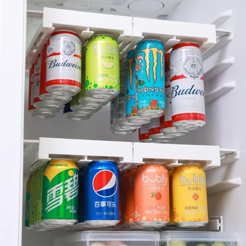 Refrigerator Can Organizer – Space-Saving Hanging Soda Can Dispenser