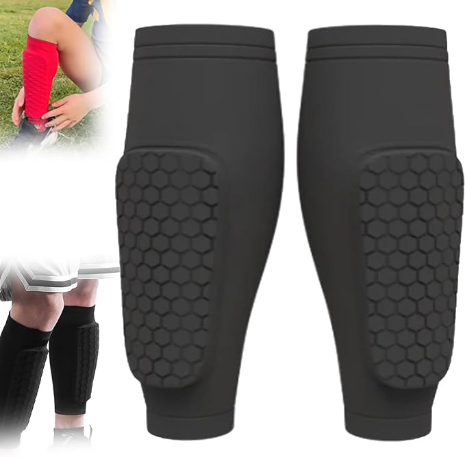 Shin Guards with Honeycomb Padding – Lightweight Protection for Kids & Adults