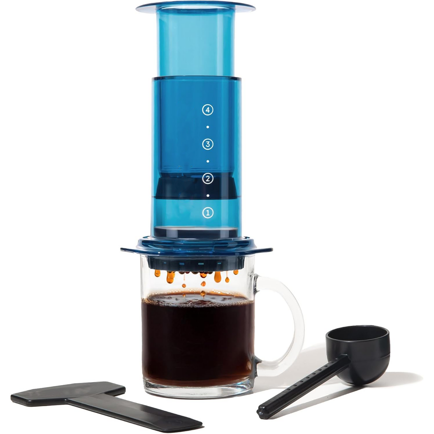 Clear Coffee Maker – 3-in-1 French Press, Pour-Over & Espresso