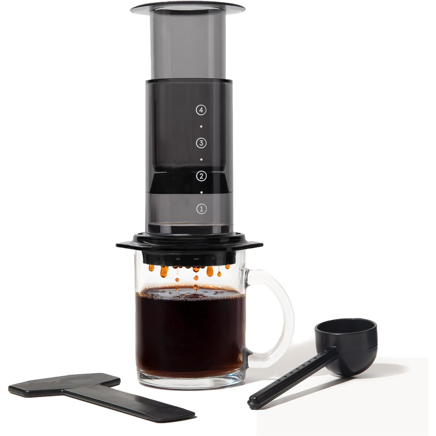 Clear Coffee Maker – 3-in-1 French Press, Pour-Over & Espresso
