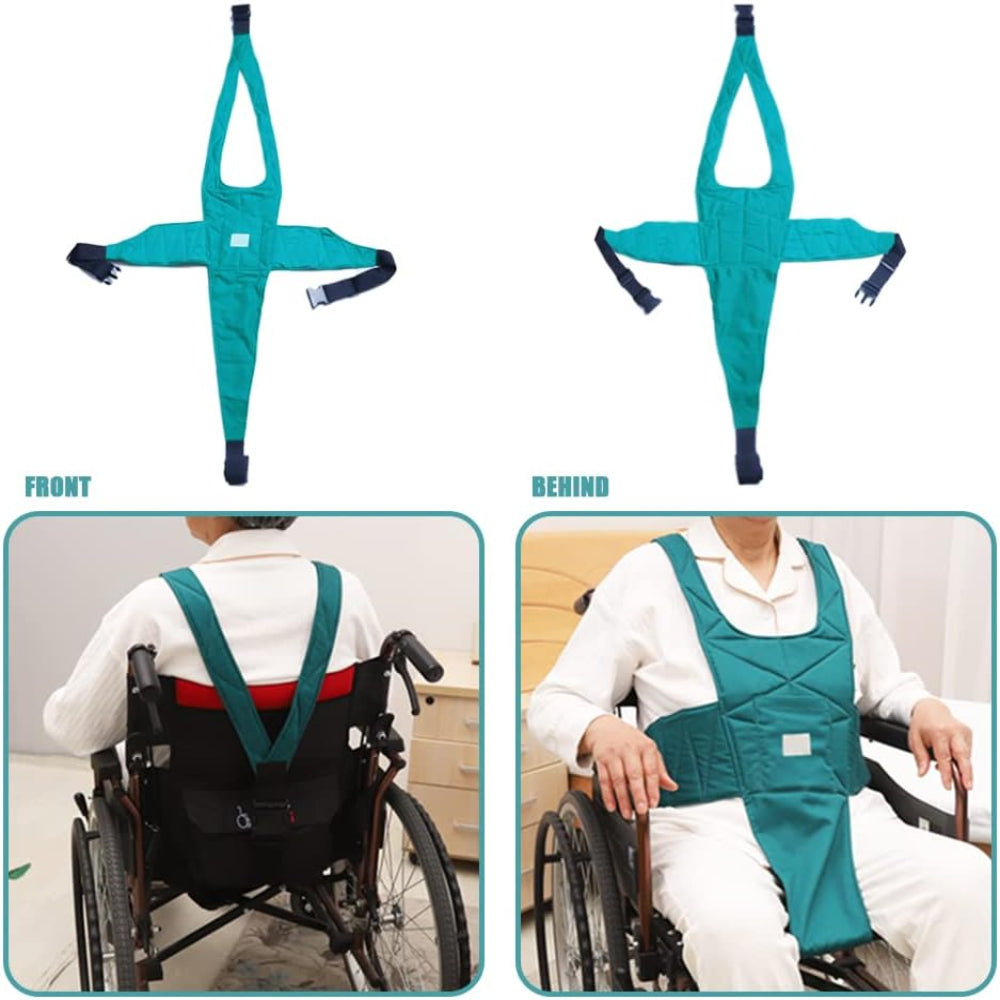 Wheelchair Seat Belt – Anti-Fall Safety Harness with Adjustable Secure Buckle