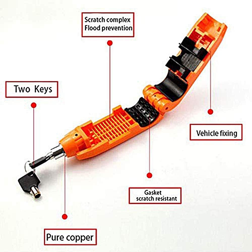 Motorcycle Handlebar Lock – Throttle Grip & Brake Security Lock
