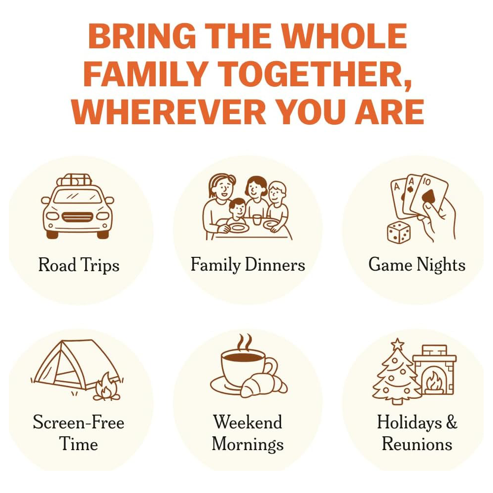 150 Conversation Cards Family Edition – Fun & Meaningful Game for All Ages