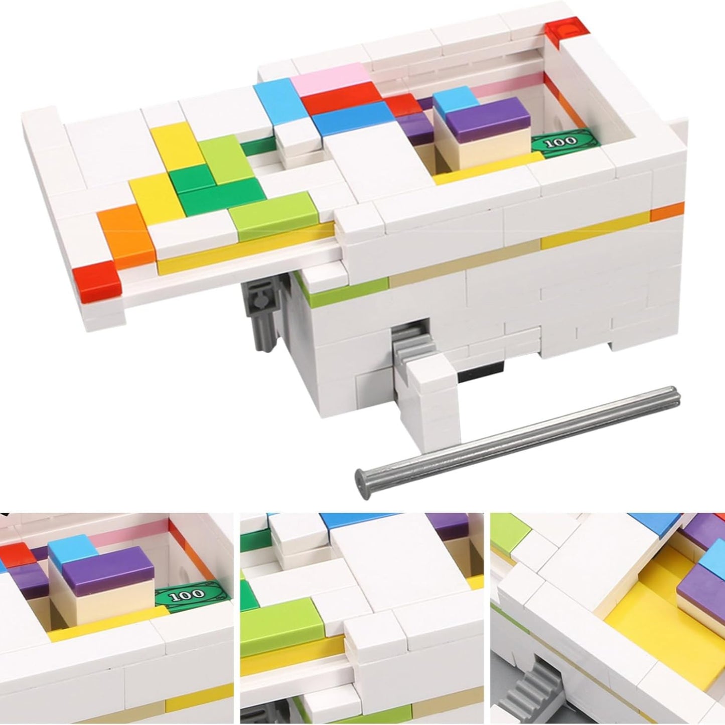 Rainbow Road Puzzle Box – 229 Parts Creative Building Kit (Level 6 Difficulty)
