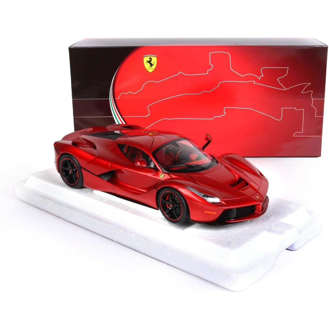 1:18 LaFerrari Diecast Model – Metallic Red Fire Collector’s Edition