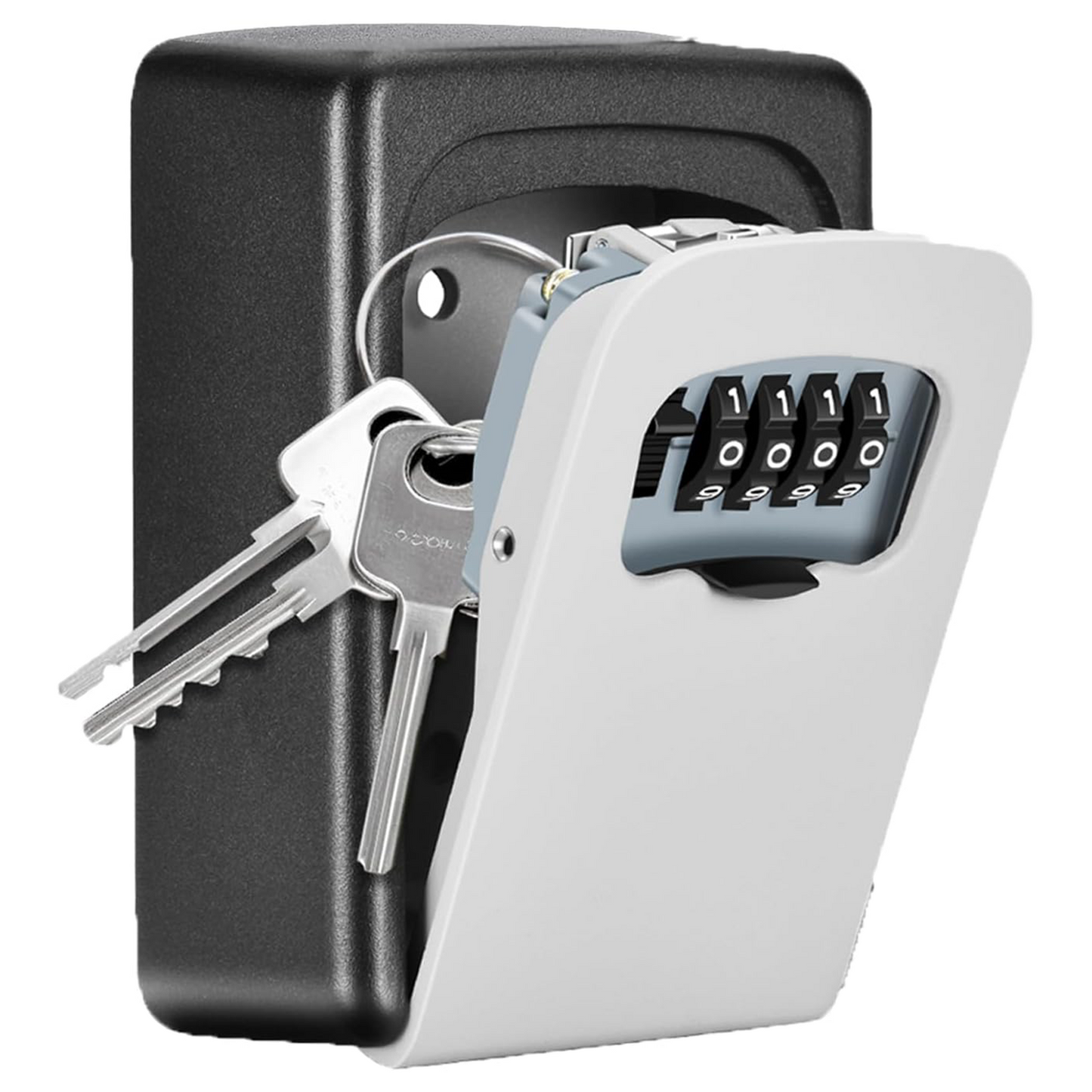 Wall-Mounted Combination Safety Deposit Box For Keys