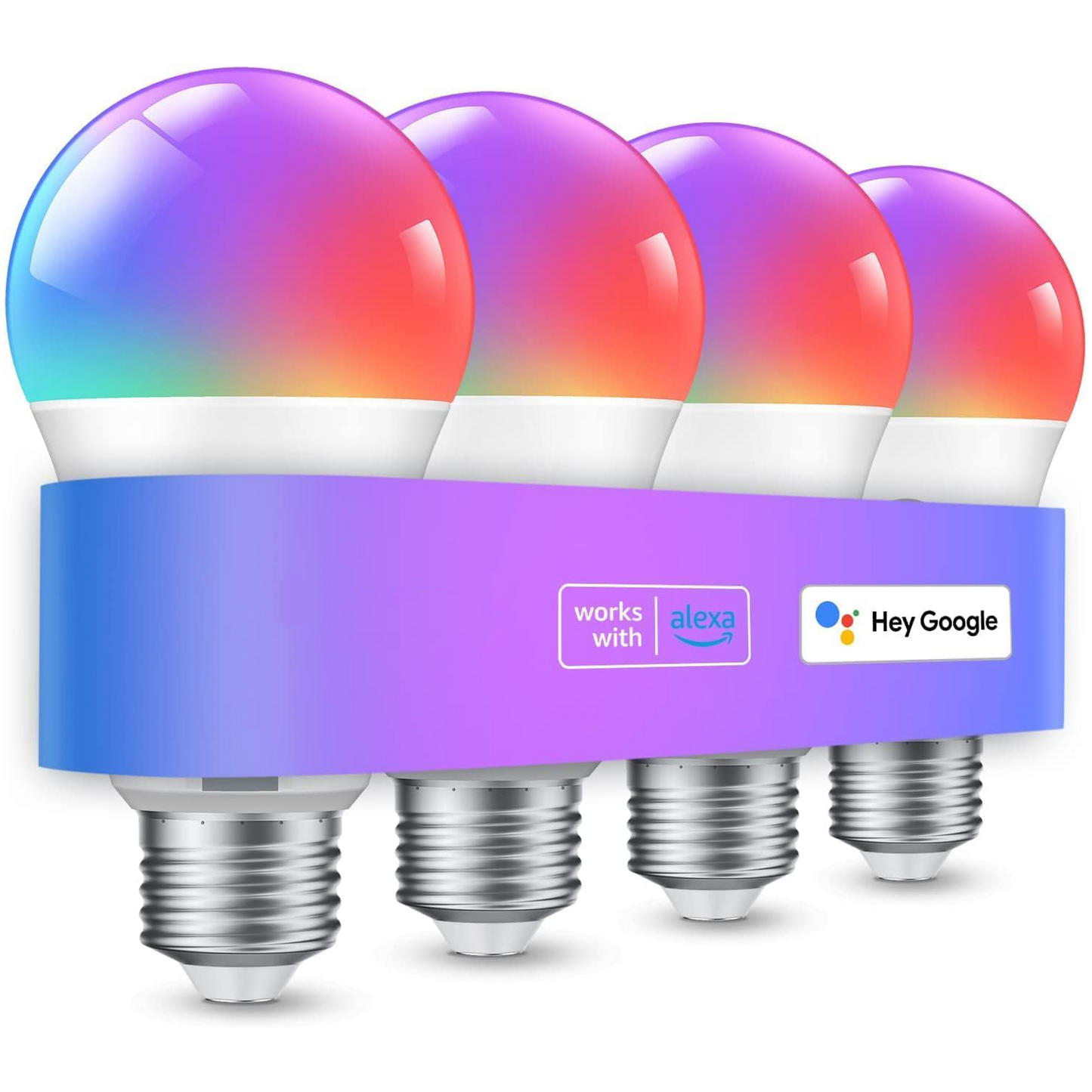 Smart Color-Changing Light Bulbs – Voice-Controlled RGB Lighting for Every Mood