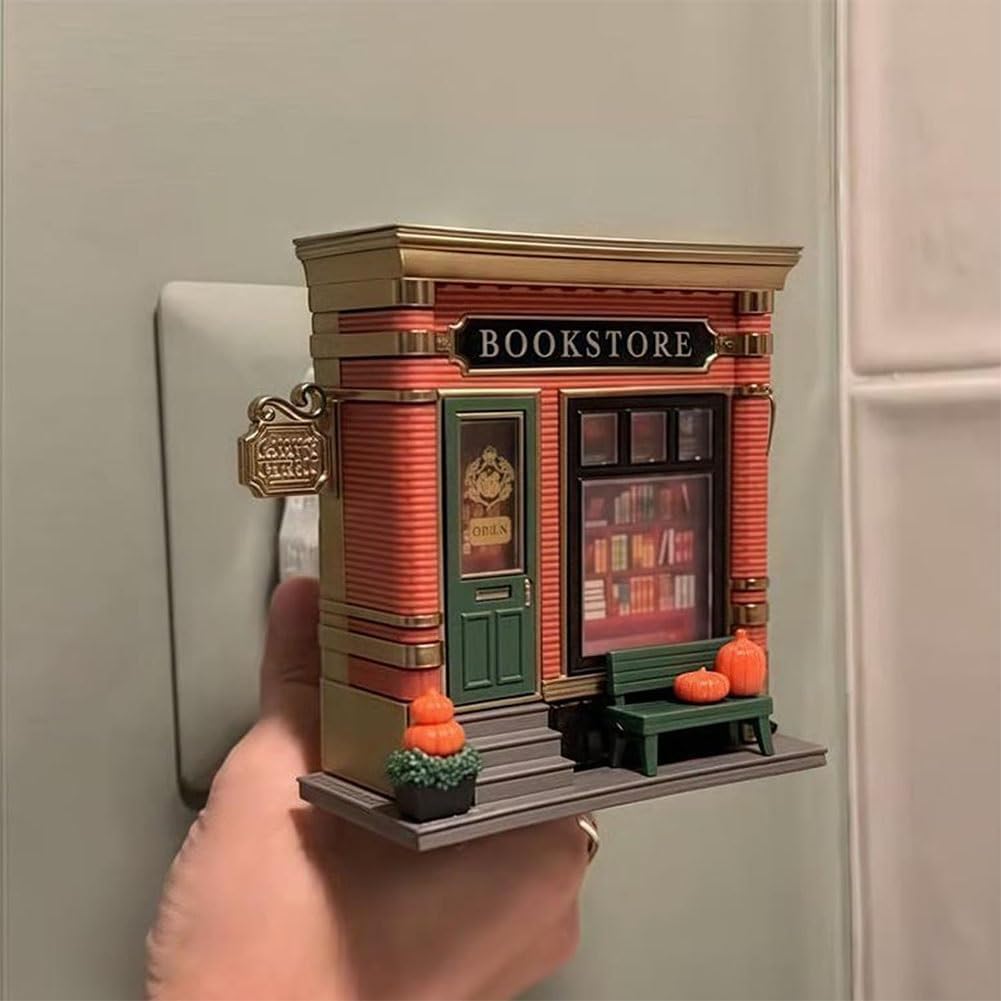 Autumn Bookstore Projector – Light & Fragrance in One