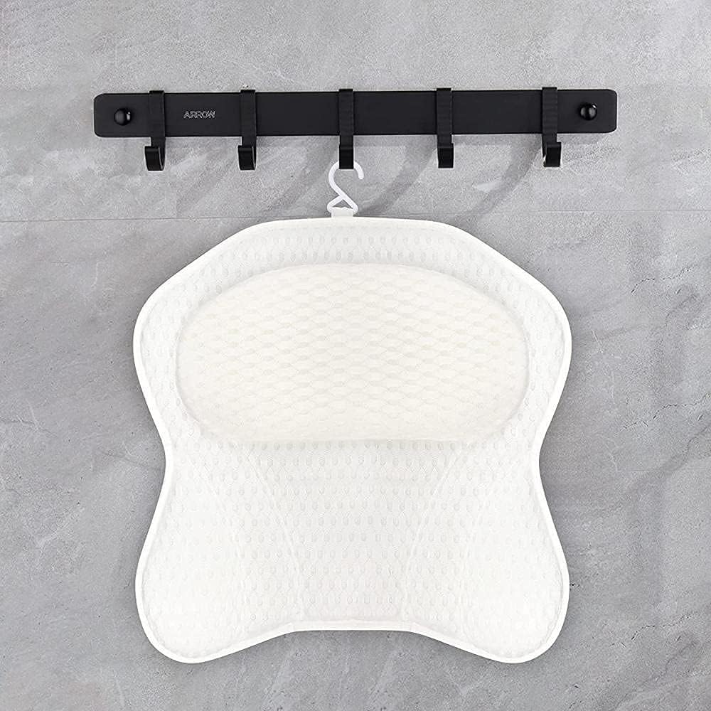 Full Body Bathtub Pillow – 51" × 16" Thickened Spa Mat with Laundry Bag