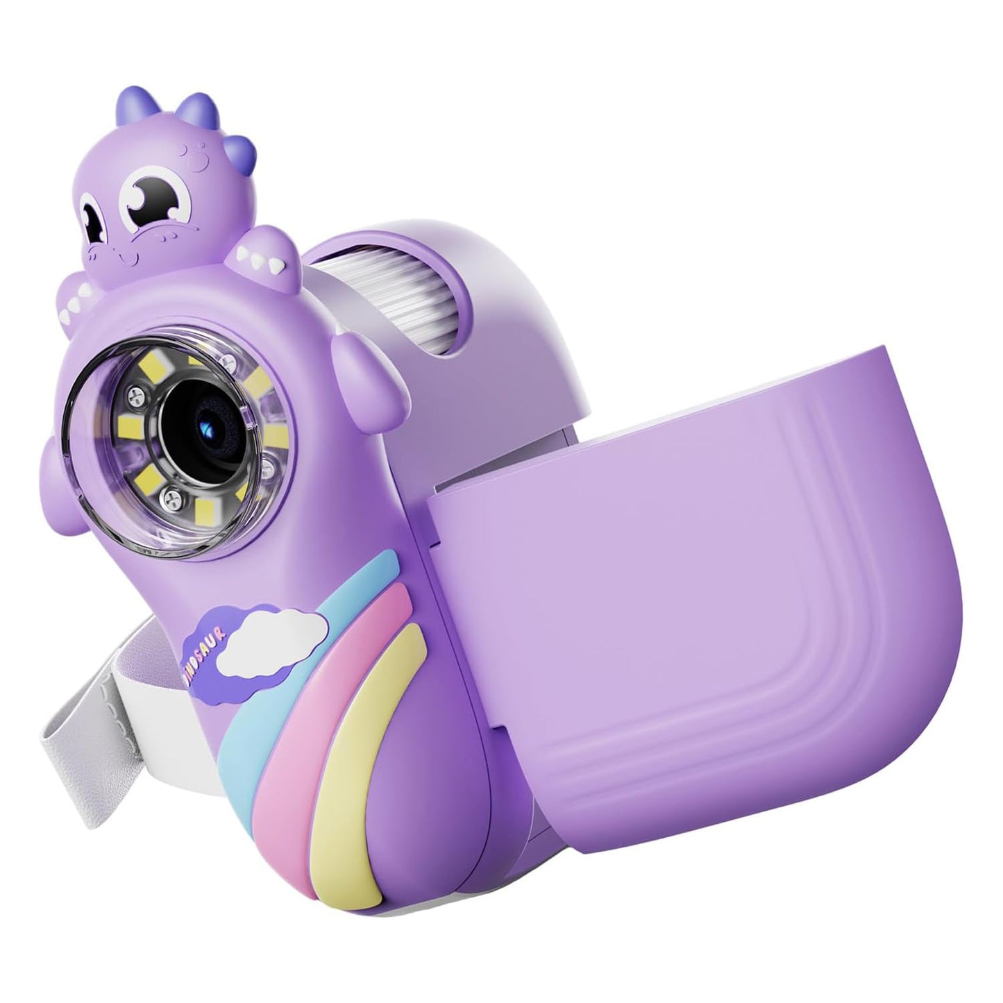 Children's 1000x Handheld Microscope with Adjustable LED Lights & 2-inch LCD Display