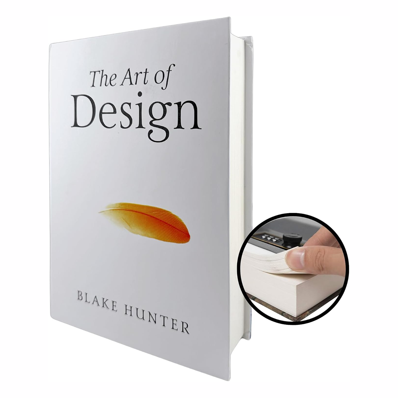 Real Paper Book Safe – Combination Lock Hidden Storage Box