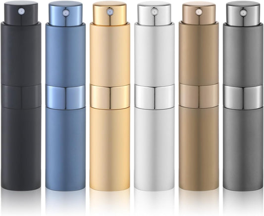 Refillable Travel Perfume Atomizer – Mini Spray Bottle for Cologne & Samples