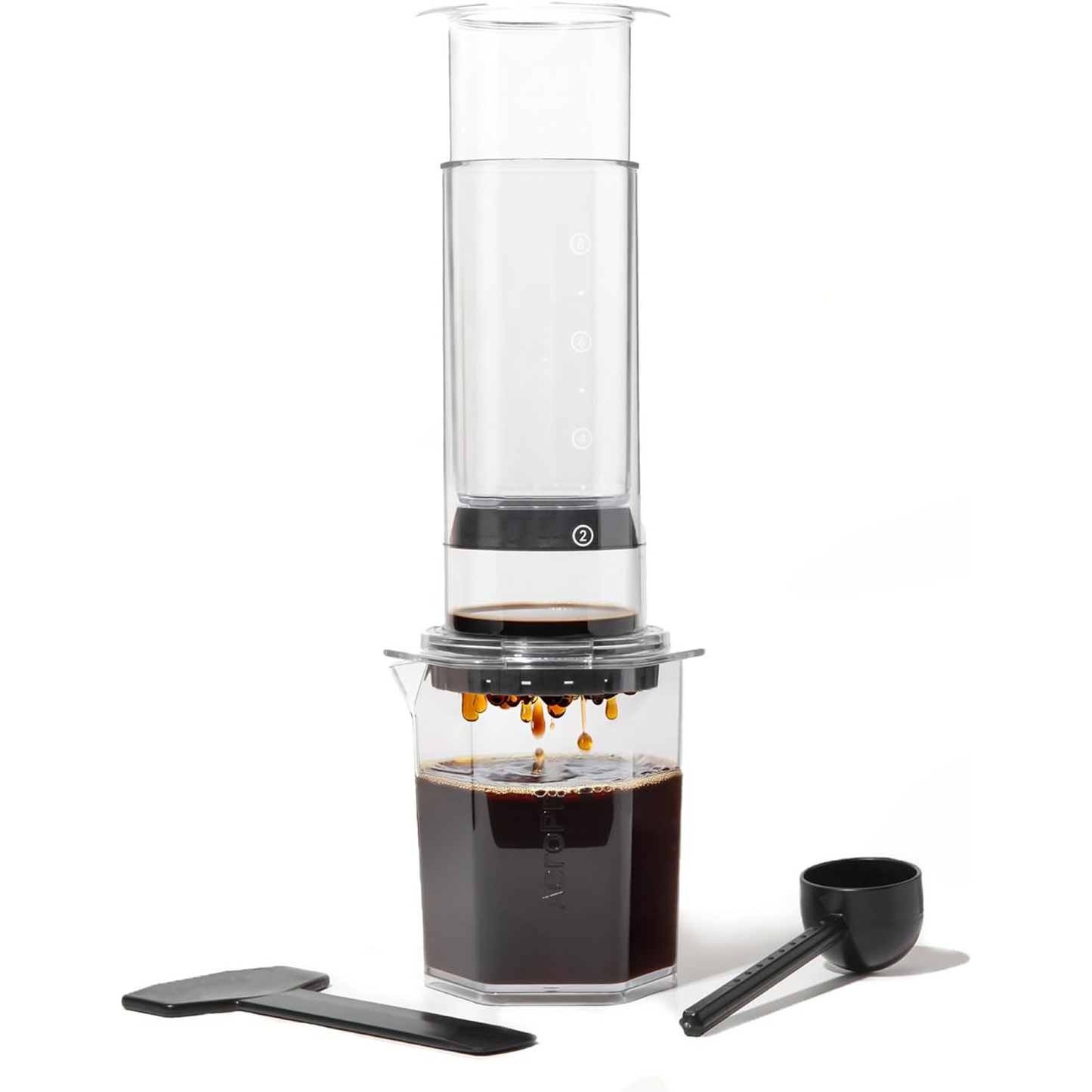 Clear Coffee Maker – 3-in-1 French Press, Pour-Over & Espresso