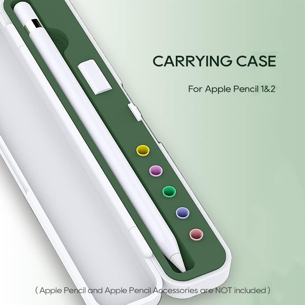 Apple Pencil Storage Case – Protective Box with Lid for 1st & 2nd Generation