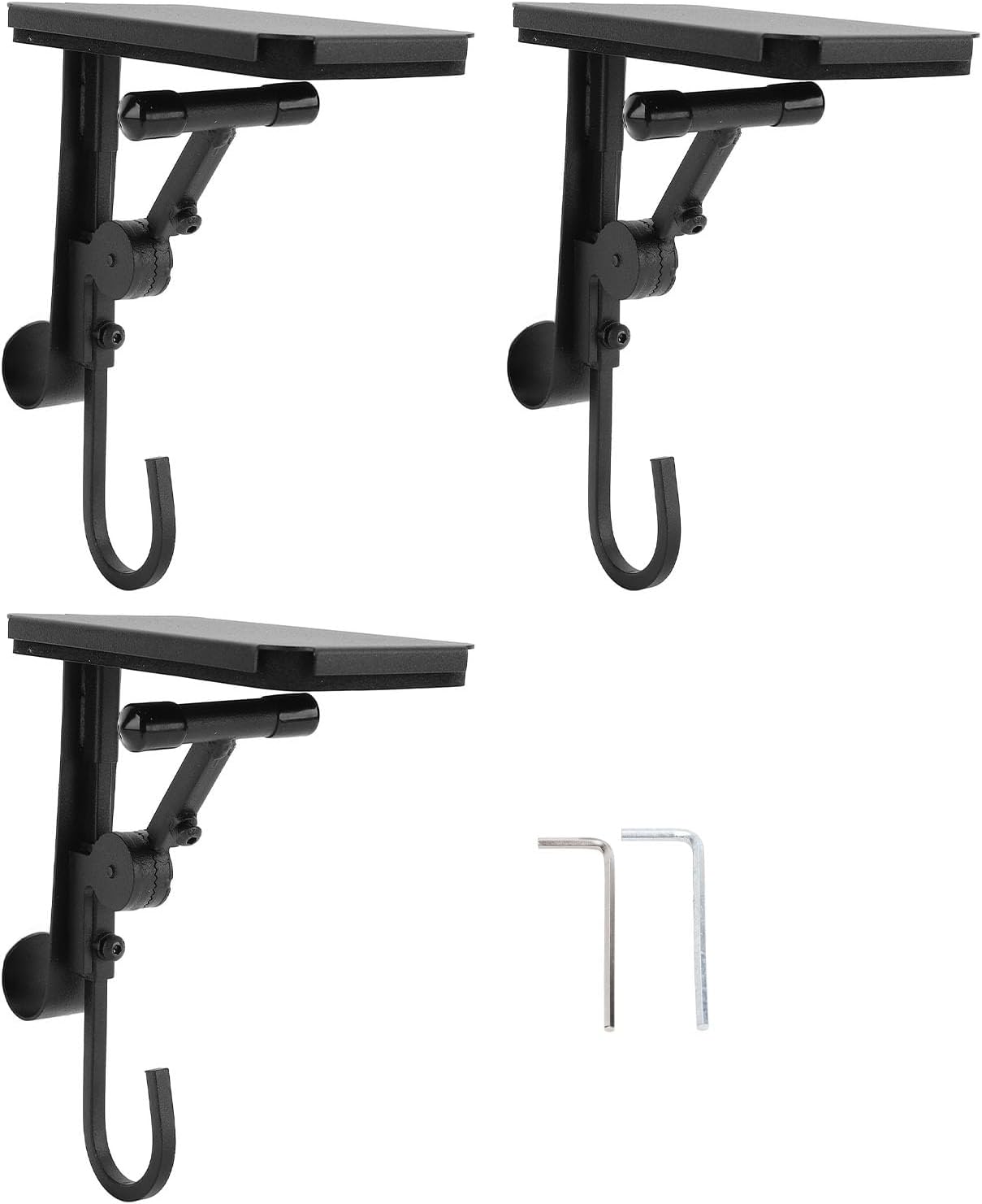 Multi-Purpose Lightweight Fireplace Hooks | Sturdy Decorative Wreath Hangers