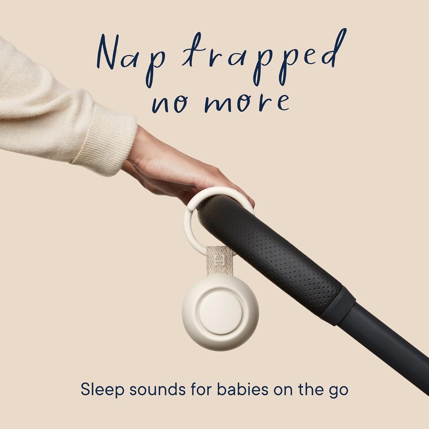 Portable Sound Machine for Babies – Soothe Sleep Anywhere with 10 Relaxing Sounds
