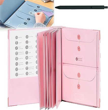 Expandable File Organizer – Fits A4/8.5x11 Documents | Portable Document Storage