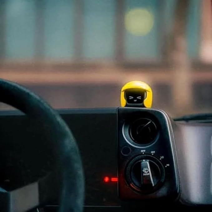 Mini Interactive Car Companion Robot – Fun Passenger with 60+ Animations